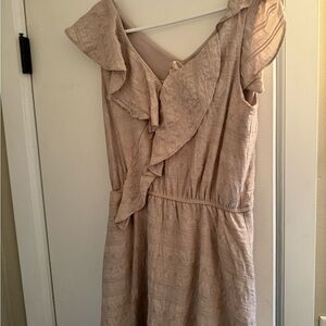 BCBGeneration Asymmetrical Beige Dress